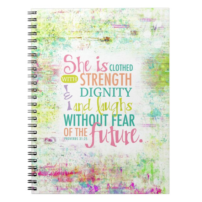 Carnet 31:25 artistique de proverbes (Devant)