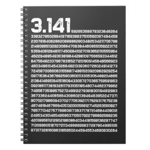 Carnet 3.14 Pi Day Math Irrational Number Pi