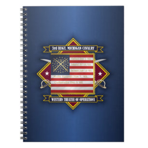 Carnet 3ème Cavalerie du Michigan