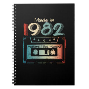 Carnet 40 Cadeaux Anniversaires Année Vieux Fabriqué en