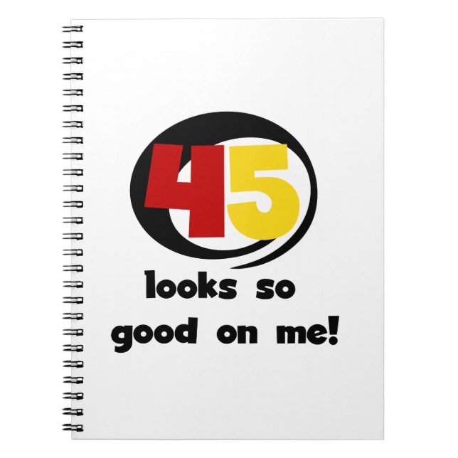 Carnet 45 T-shirts et cadeaux sont si bons pour moi (Devant)