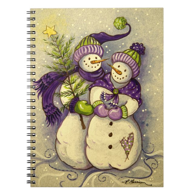 Carnet 4882 Noël des Snowmen (Devant)