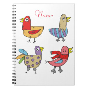 Carnet 4 Oiseaux amusants Thunder_Cove