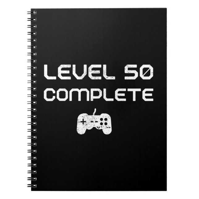 Carnet 50e anniversaire / 50e anniversaire Niveau 50 ache (Devant)