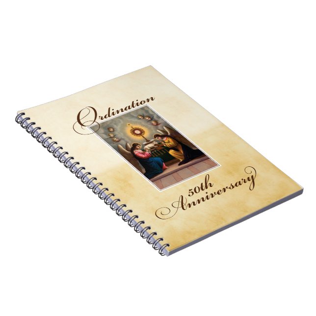 Carnet 50e anniversaire d'ordination Anges à l'autel (Côté Droit)