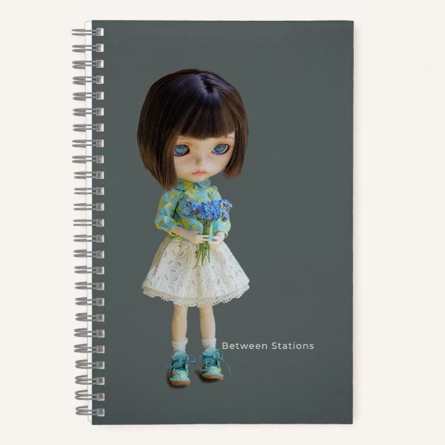 Carnet 5.5x8.5 Journal: Between Stations (Recto)