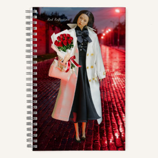Carnet 5.5x8.5 Journal: Red Reflection