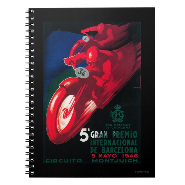 Carnet 5 Gran Premio Poster de moto Internat'l (Devant)