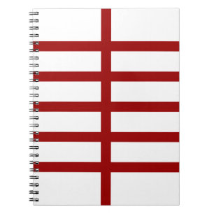 Carnet 5 lignes rouges biscuites