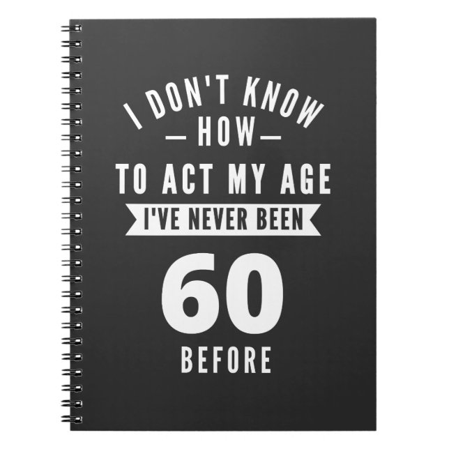 Carnet 60 et fabuleux / Joyeux 60e anniversaire (Devant)