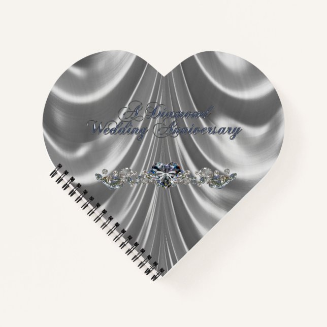 Carnet 60e anniversaire du Mariage Diamond Heart (Devant)