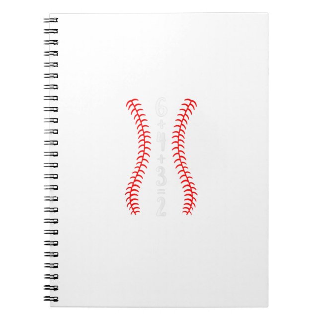 Carnet 6432 Baseball Math Maman Papa Cadeau Drôle 6432 Do (Devant)