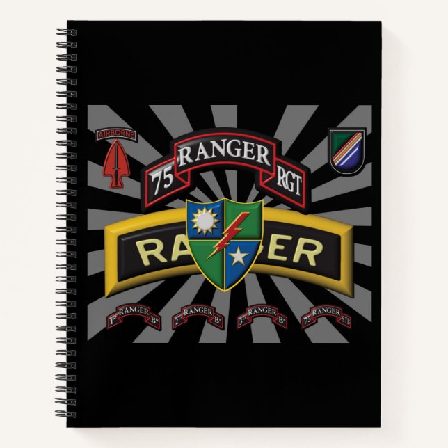 Carnet 75e régiment de Rangers (Devant)