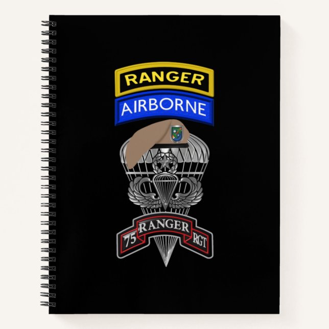 Carnet 75e régiment de Rangers (Devant)