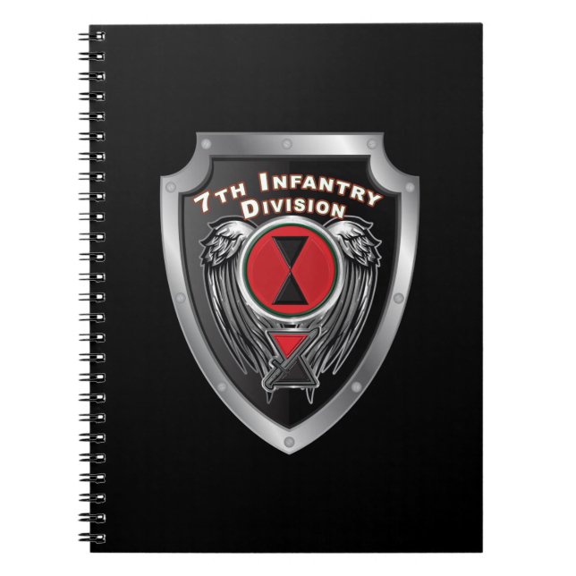 Carnet 7e division d'infanterie "Bayonet Division" (Devant)