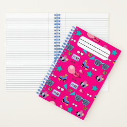 Carnet 80s Costume Vibrant pink Retro culture pop