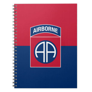 Carnet 82e division aérienne Flag Military Vétéran
