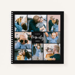 Carnet 8 Photo Collage Famille Moderne Personnalisée   N