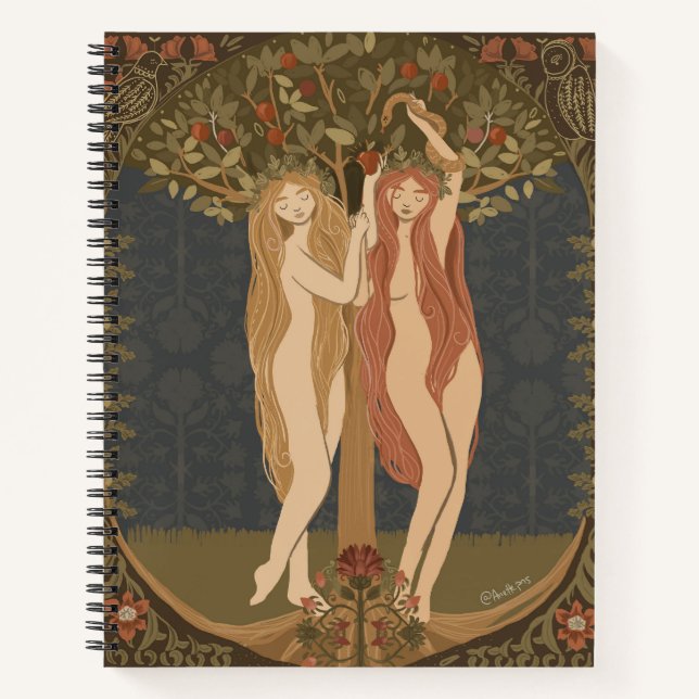 Carnet A4 Eve & Lilith (Devant)