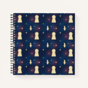 Carnet à clé étoile en forme de couteau Journal