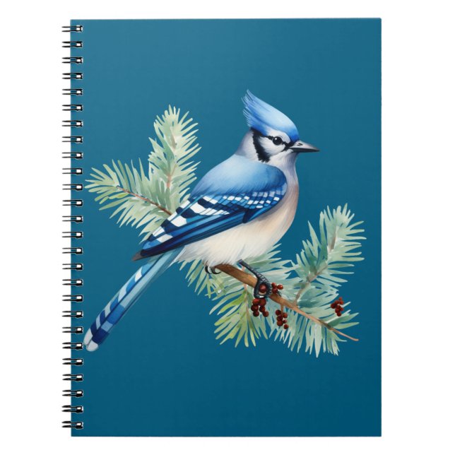 Carnet A Cute Blue Jay  (Devant)