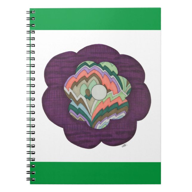 Carnet à fleurs déco (Devant)
