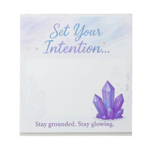 Carnet à Intention Thème Cristal Pastel 