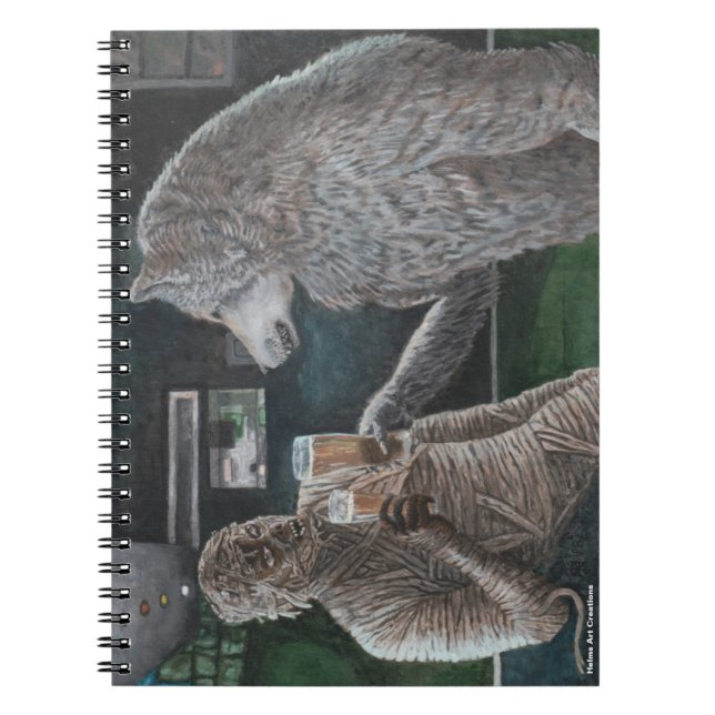 Carnet à la bière pour la maman et le loup-garou (Devant)