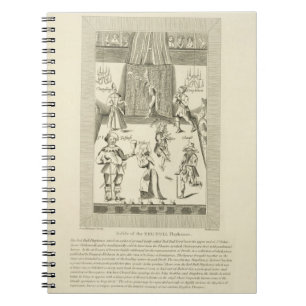 Carnet À l'intérieur de la maison de théâtre de Red B