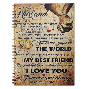 Carnet À ma conception de mari   Lettre d'amour à lui  