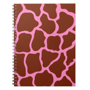 Carnet à motifs girafe
