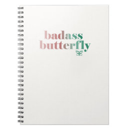 Carnet à papillon Badass