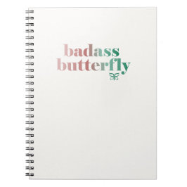 Carnet à papillon Badass