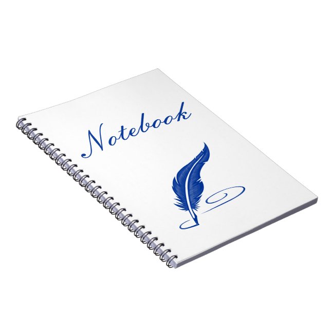 carnet à plume bleue (Côté Droit)