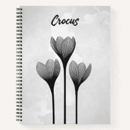 Carnet à spirale anpassbar // Crocus Notizbuch