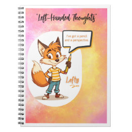 📓🦊 Carnet à spirale Lefty™ - Pensées gauchères