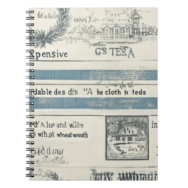 Carnet à thème marin (Devant)