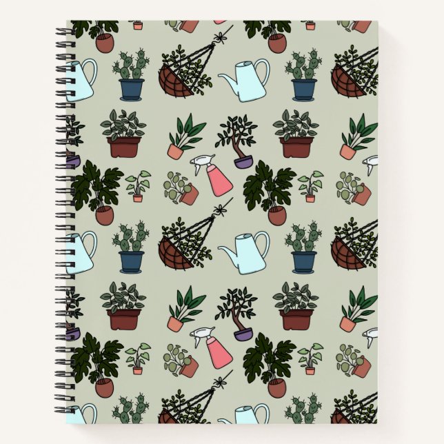 Carnet à thème plante (Devant)