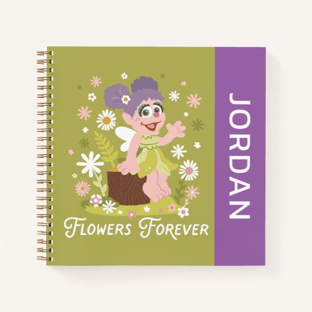 Carnet Abby Cadabby | Fleurs pour toujours | Ajouter Votr (Devant)
