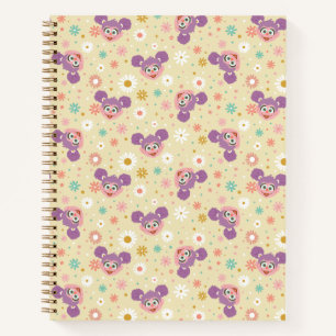 Carnet Abby Cadabby Motif de la face de fleurs
