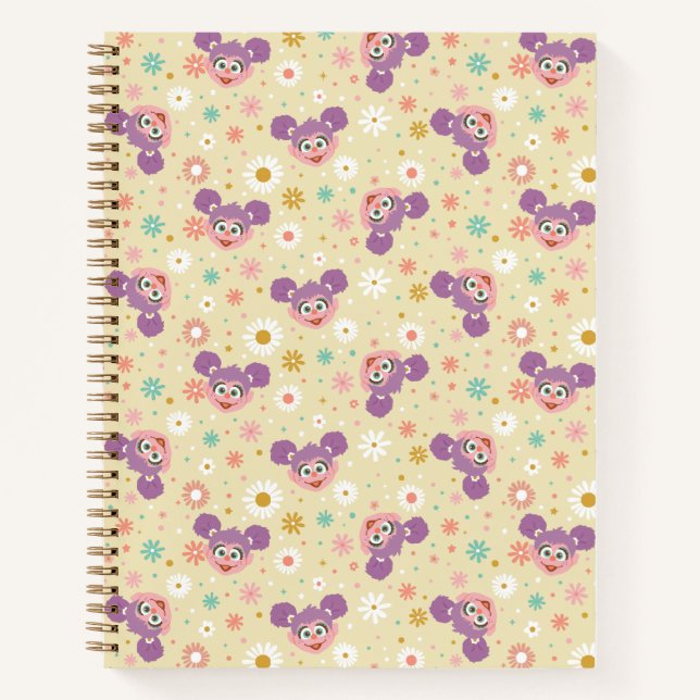 Carnet Abby Cadabby | Motif de la face de fleurs (Devant)