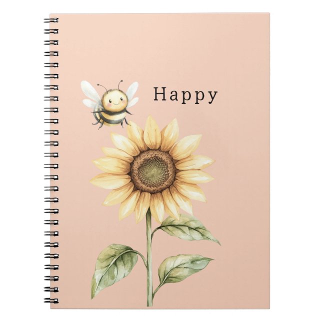 Carnet Abeille heureuse (Devant)
