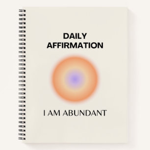 Carnet Abondante Affirmation Quotidienne Positive Spiritu