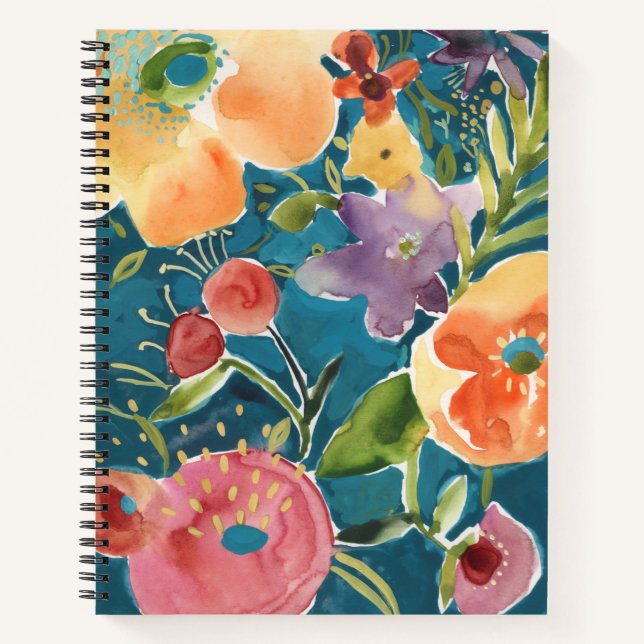 Carnet Abondante florale I (Devant)