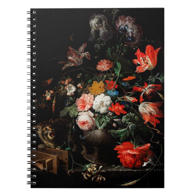 Carnet Abraham Mignon Le Bouquet Renversé. Floral (Devant)
