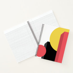Carnet Abstract, colorful, modern, simple, vibrant design
