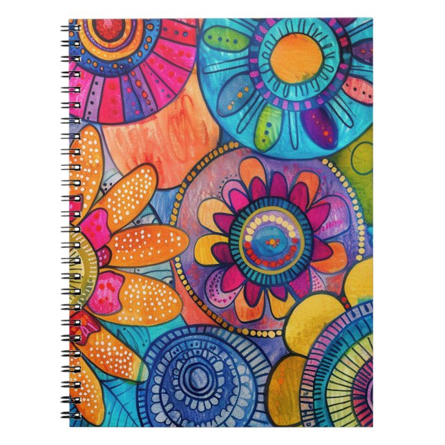 Carnet Abstract colorful Notebook (Devant)