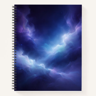 Carnet Abstract Deep Space Spiral Notebook