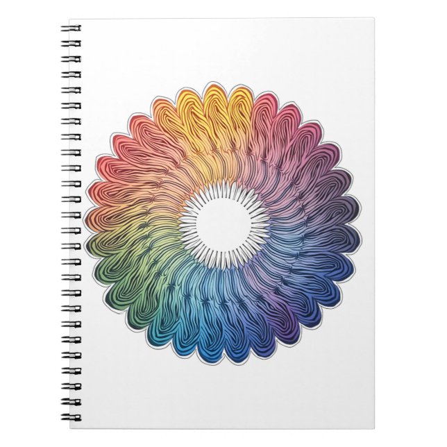 Carnet Abstract vivid notebook (Devant)