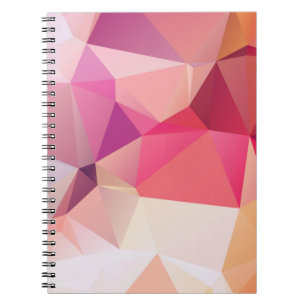 Carnet Abstrait arrière - plan bas, triangle géométrique,
